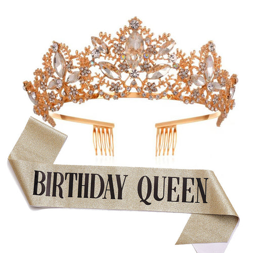 Women Glittering Tiara with 