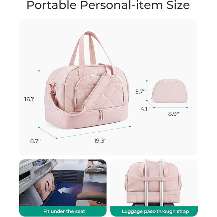 Stylish Travel Bag with Multiple Compartments Bowlift