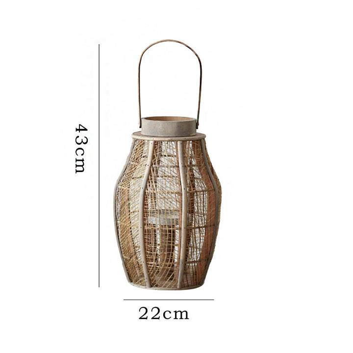 Decorative Rattan Lamp Bowlift