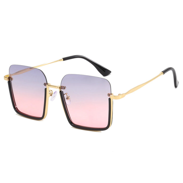 Women oversized sunglasses with elegant geometric frame Bowlift