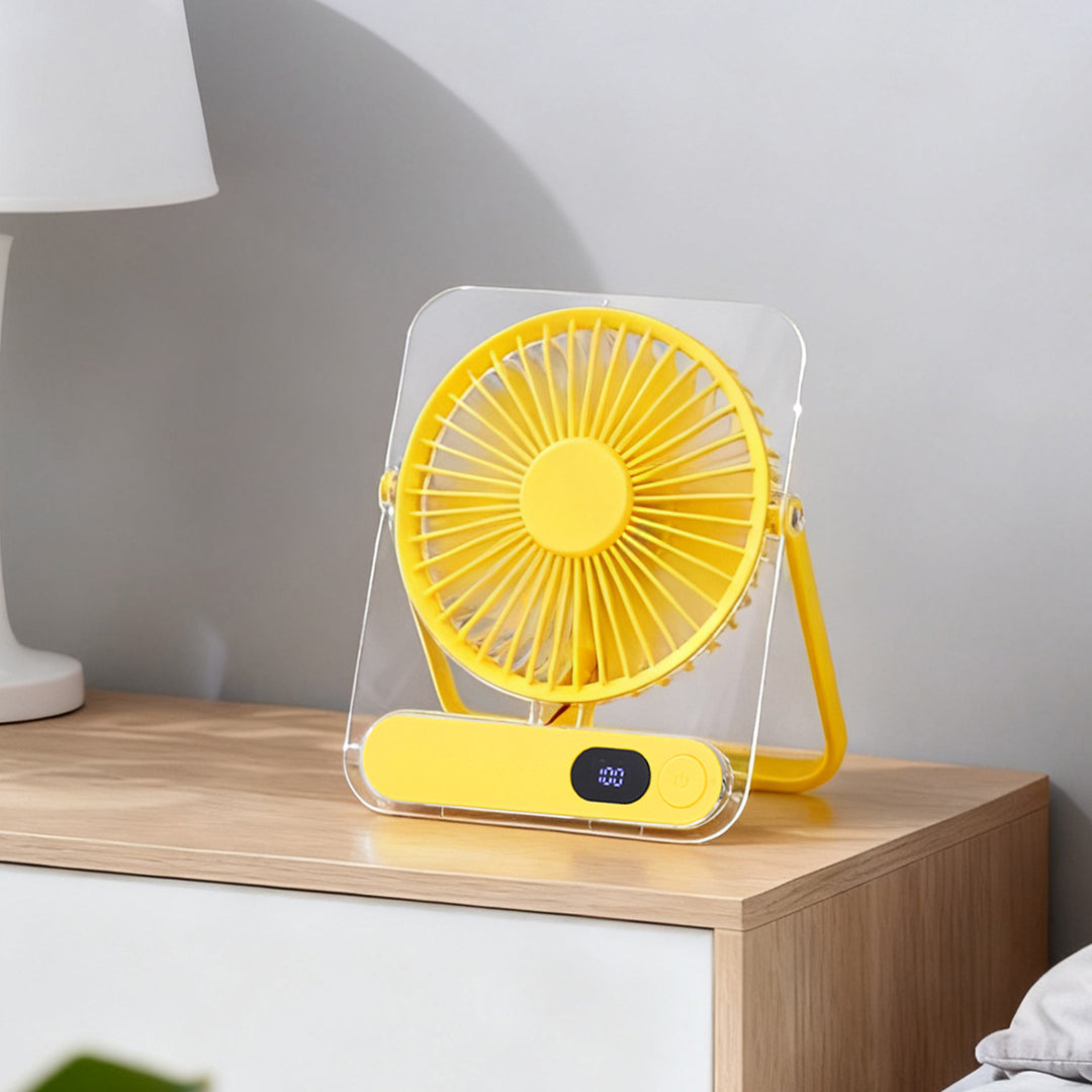 Portable Rechargeable Desk Fan Bowlift