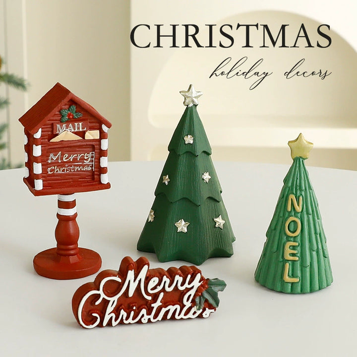 Creative Resin Christmas Micro Landscape Ornament