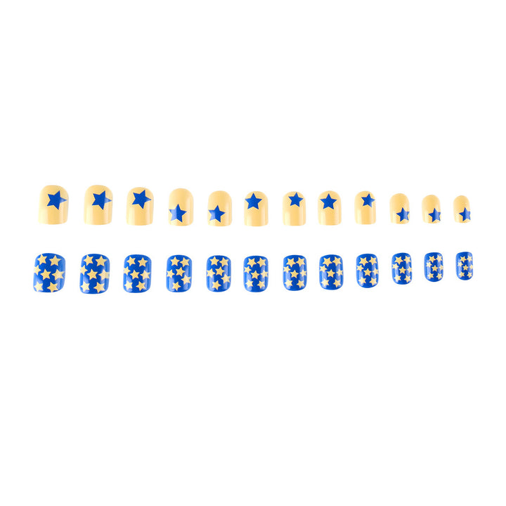 Creative Star-Printed Nail Art Set Bowlift