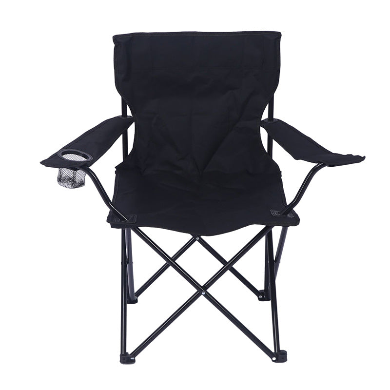 Folding chair with integrated cup holder and carrying bag Bowlift