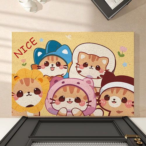 Cartoon-Themed Decorative Door Mat