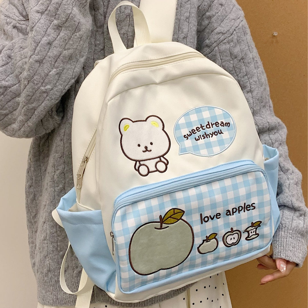 Kids Cartoon-Themed Backpack Bowlift