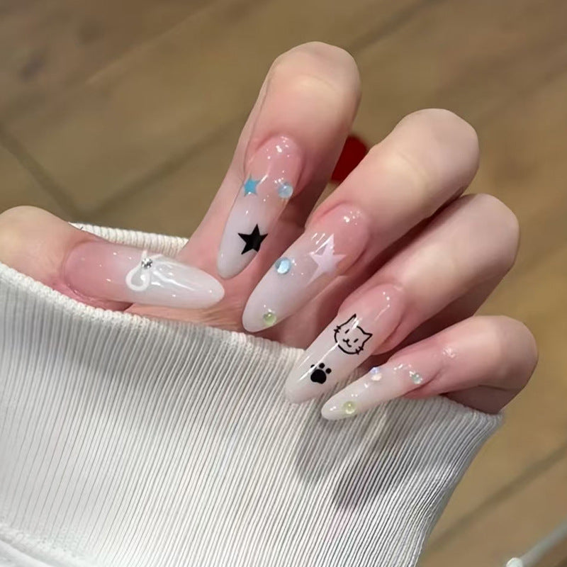 Elegant Nail Art Press-On Nails Bowlift