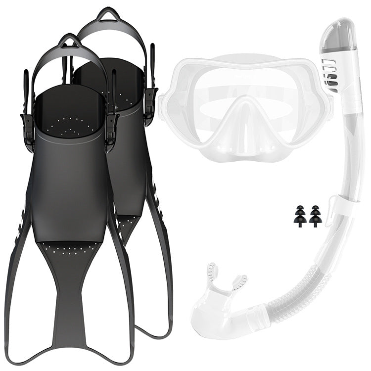 Snorkel set with high-quality fins and ergonomic diving mask Bowlift