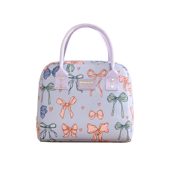 Insulated Leopard Print Lunch Tote Bowlift