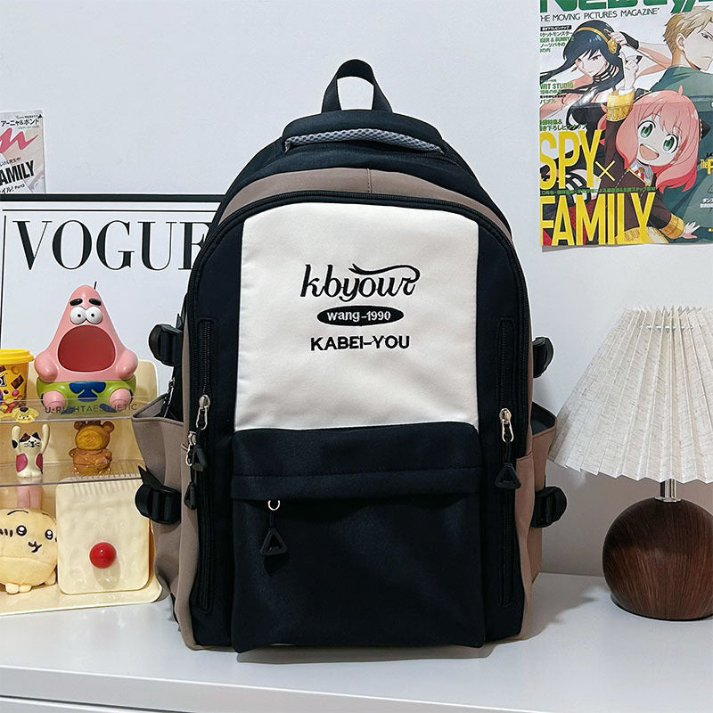 Stylish Embroidered Backpack Bowlift