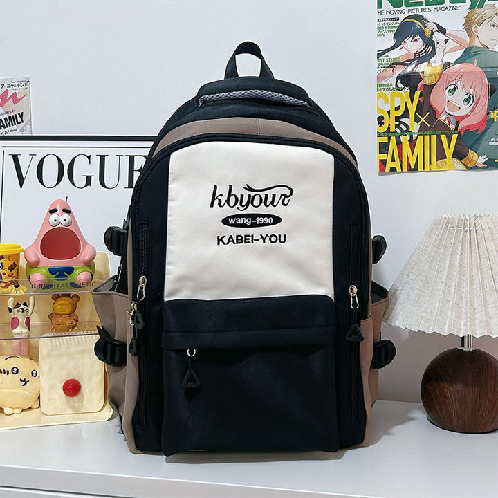 Stylish Embroidered Backpack Bowlift