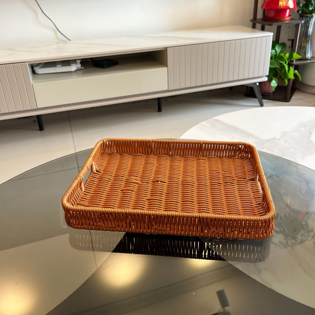 Woven Fruit Serving Tray Bowlift