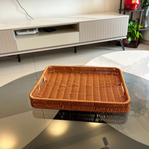 Woven Fruit Serving Tray Bowlift