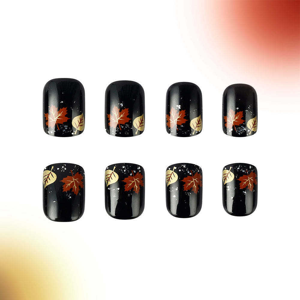 Festive Autumn Nail Art Design Bowlift