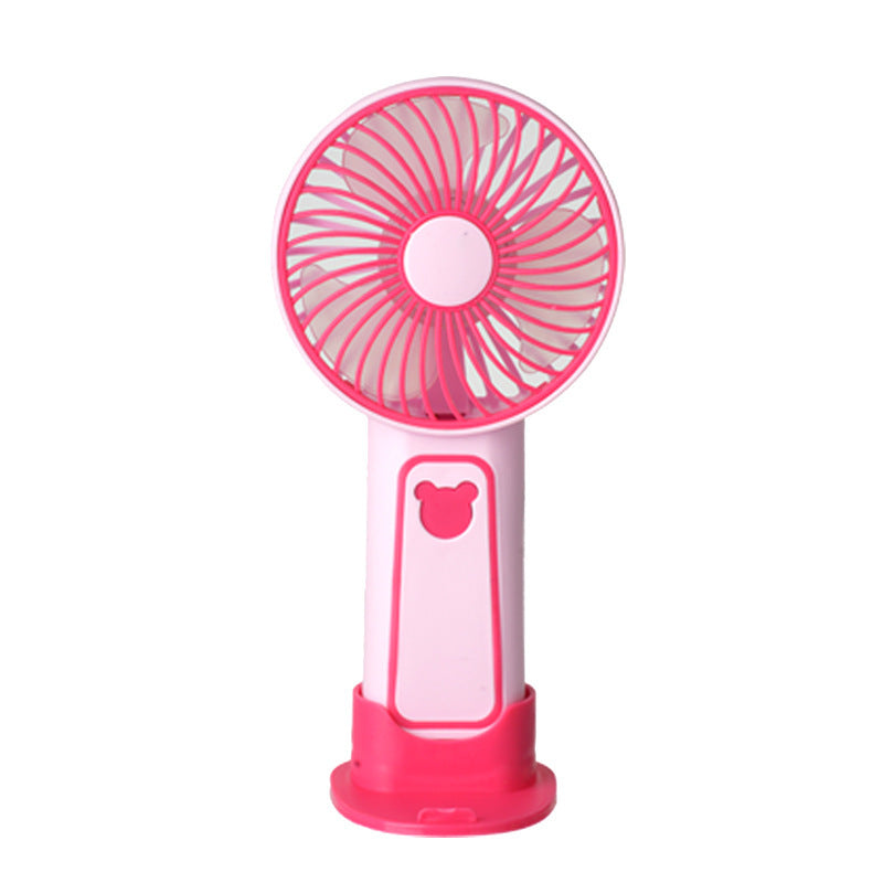 Unisex Portable Hand Fan with Flexible Stand Bowlift