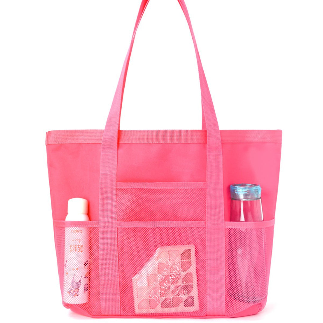Multifunctional shopping bag with practical outer pockets Bowlift