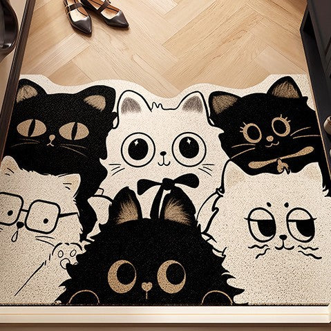 Cat-Themed Entrance Mat Bowlift