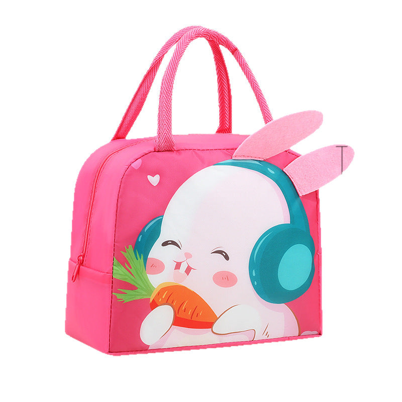 Fun Rabbit-Themed Insulated Lunch Bag Bowlift