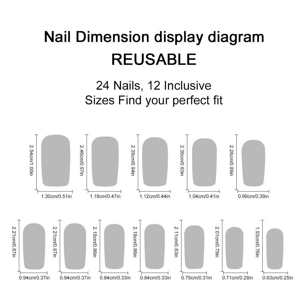 Artificial nail tips with elegant French tips Bowlift
