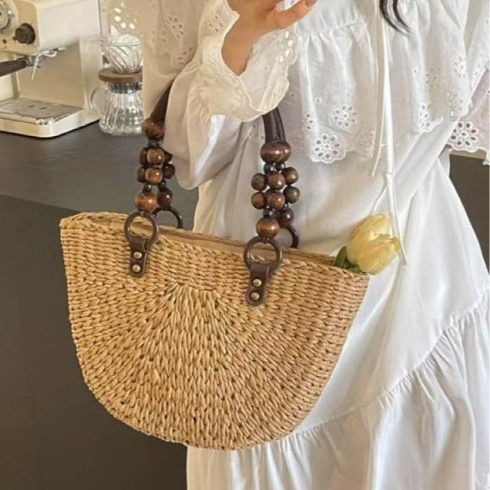 Trendy Braided Handbag Bowlift