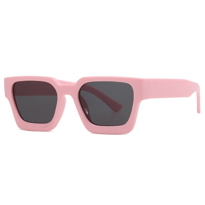 Women's fashionable square reading glasses with transparent frame construction Bowlift