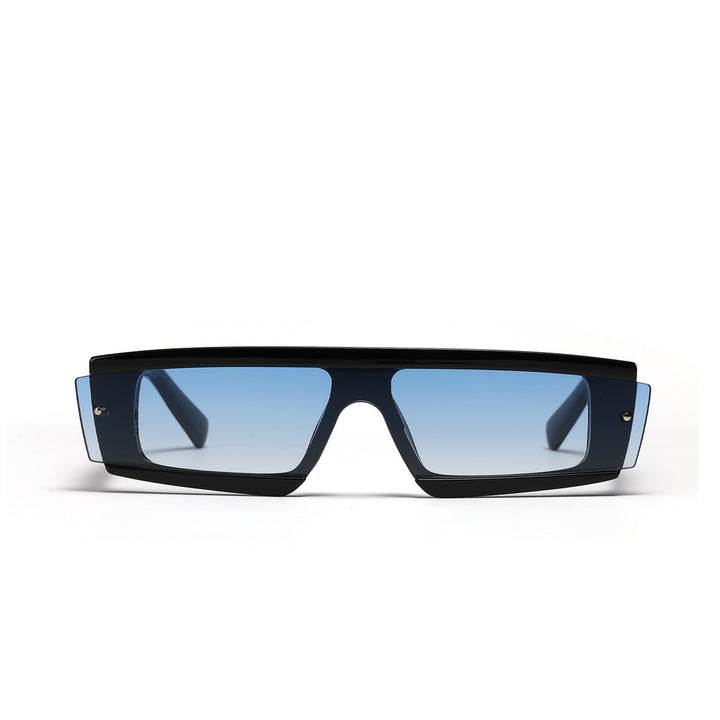 Women's oversized rectangular sunglasses with fashionable tortoiseshell design Bowlift