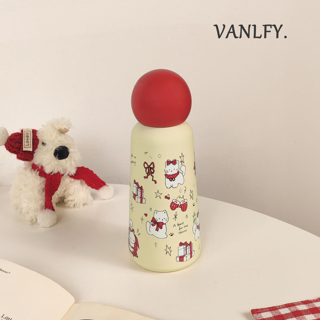 Women's Insulated Water Bottle with Fruity Design Bowlift