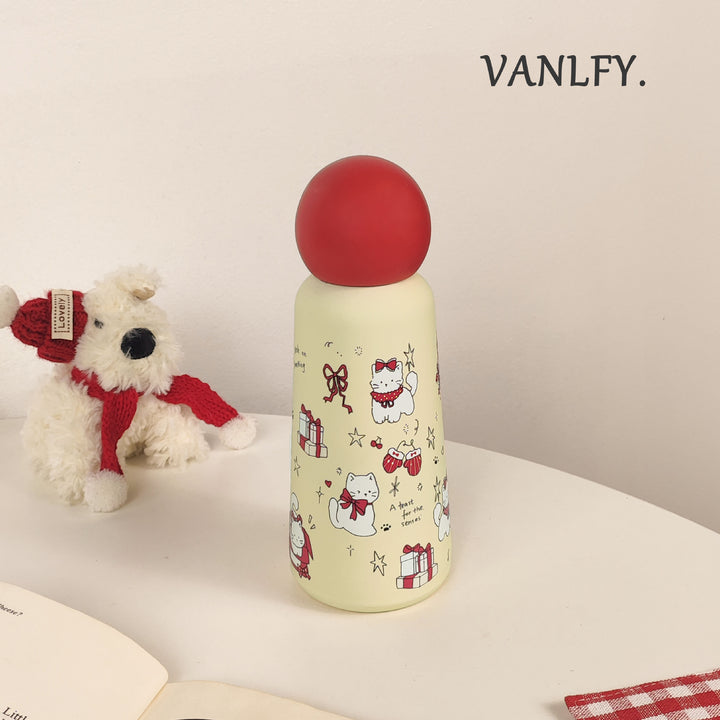 Women's Insulated Water Bottle with Fruity Design Bowlift