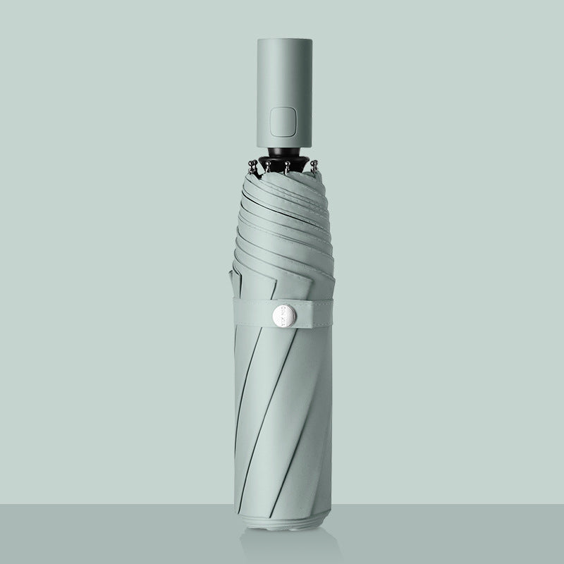 Ladies Automatic Folding Umbrella with Ergonomic Design and Wind Resistant Technology Bowlift