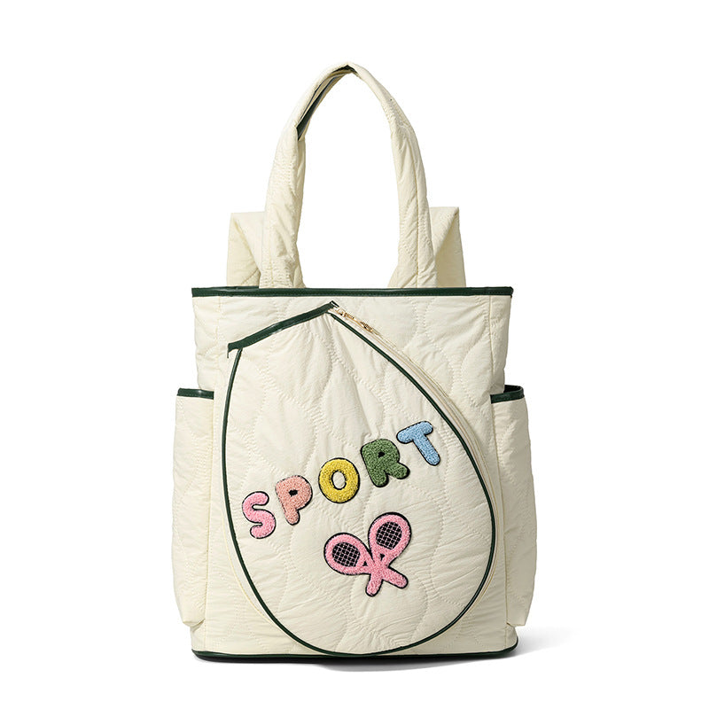 Sporty Multi-Pocket Tote Bowlift