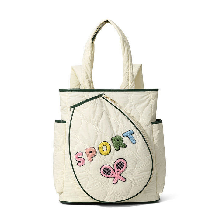 Sporty Multi-Pocket Tote Bowlift