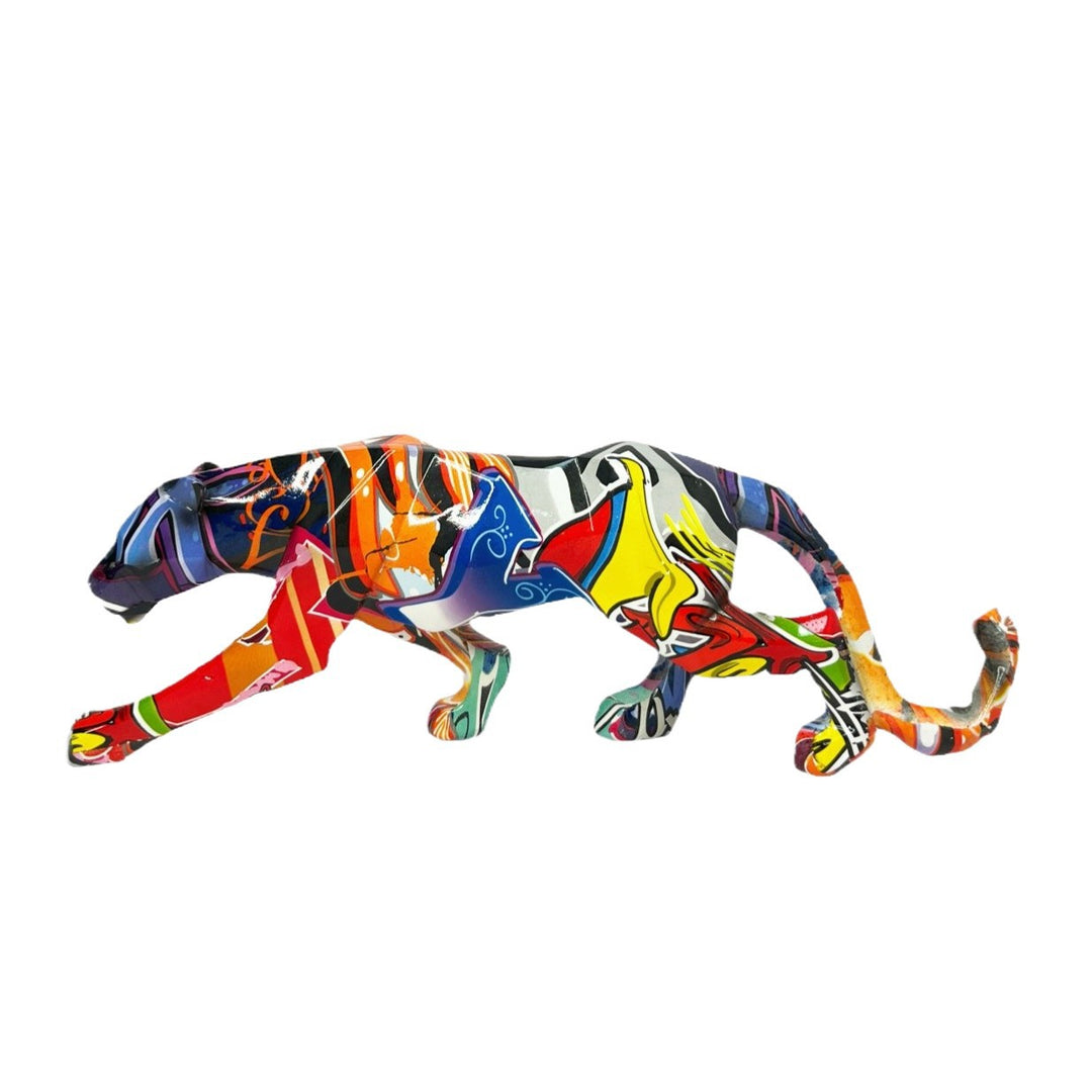 Decorative Panther Sculpture Bowlift