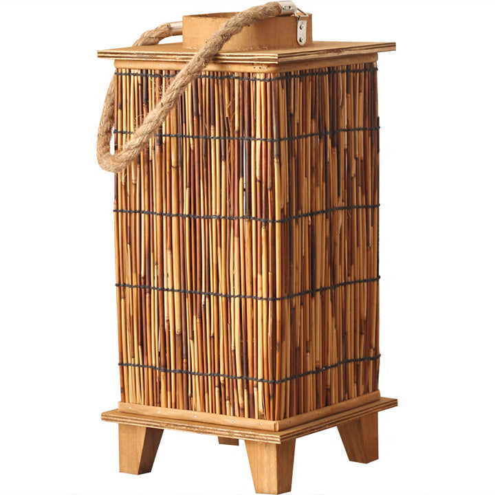 Handcrafted lantern made of natural material Bowlift