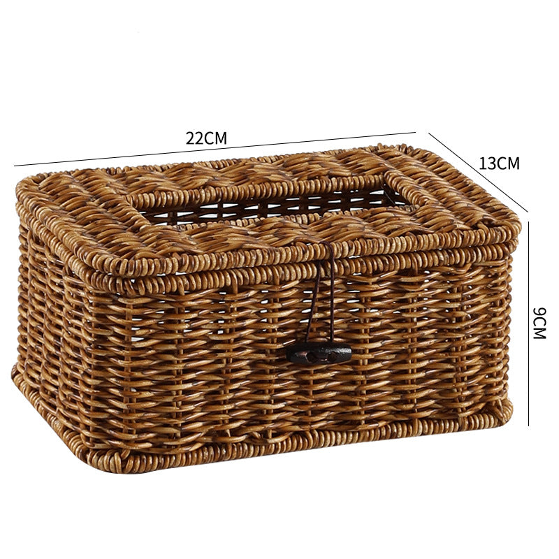 Handwoven Decorative Storage Box Bowlift