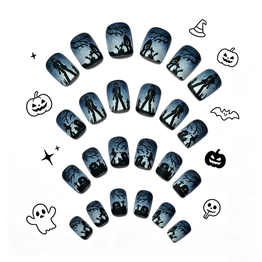 Gothic Graveyard Nail Art Bowlift