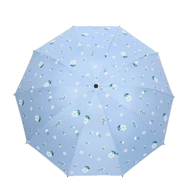 Women's Umbrella with Floral Design Bowlift
