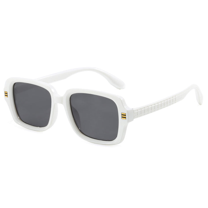 Women's fashionable square sunglasses with textured frame Bowlift