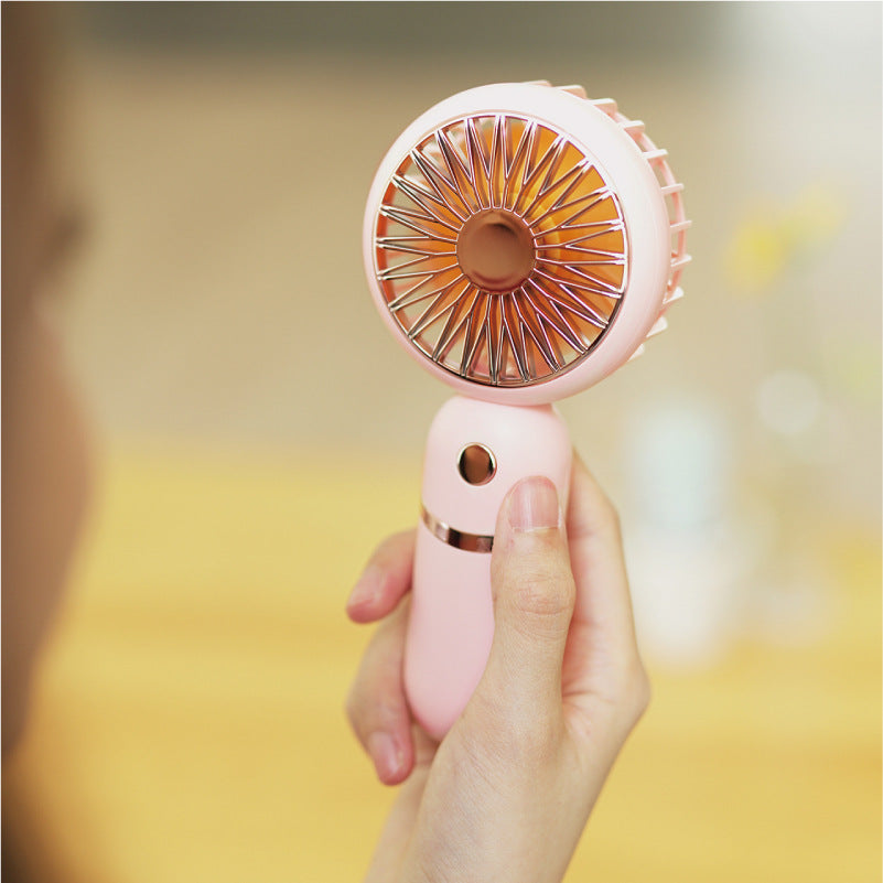 Ladies Portable Mini Hand Fan with Innovative Design Bowlift
