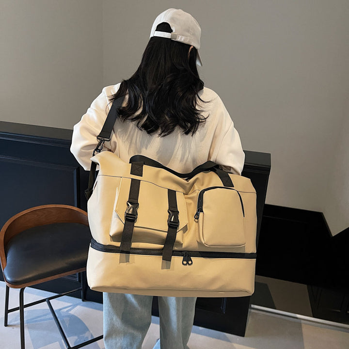 Water-Resistant Multi-Pocket Sports Duffle Bag Bowlift