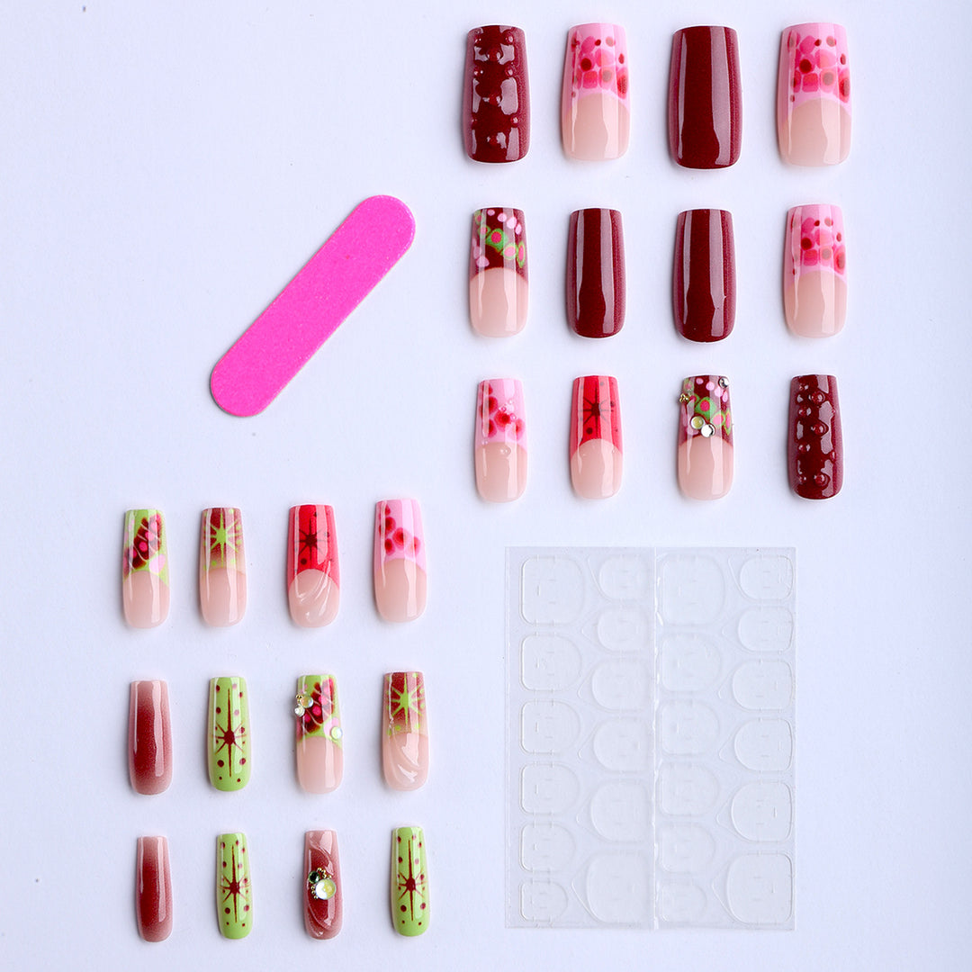 Artificial Fingernails with Original Designs Bowlift