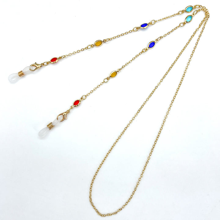 Star-Embellished Eyewear Retainer Chain Bowlift