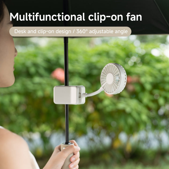 Unisex Portable Clip-On Fan Bowlift