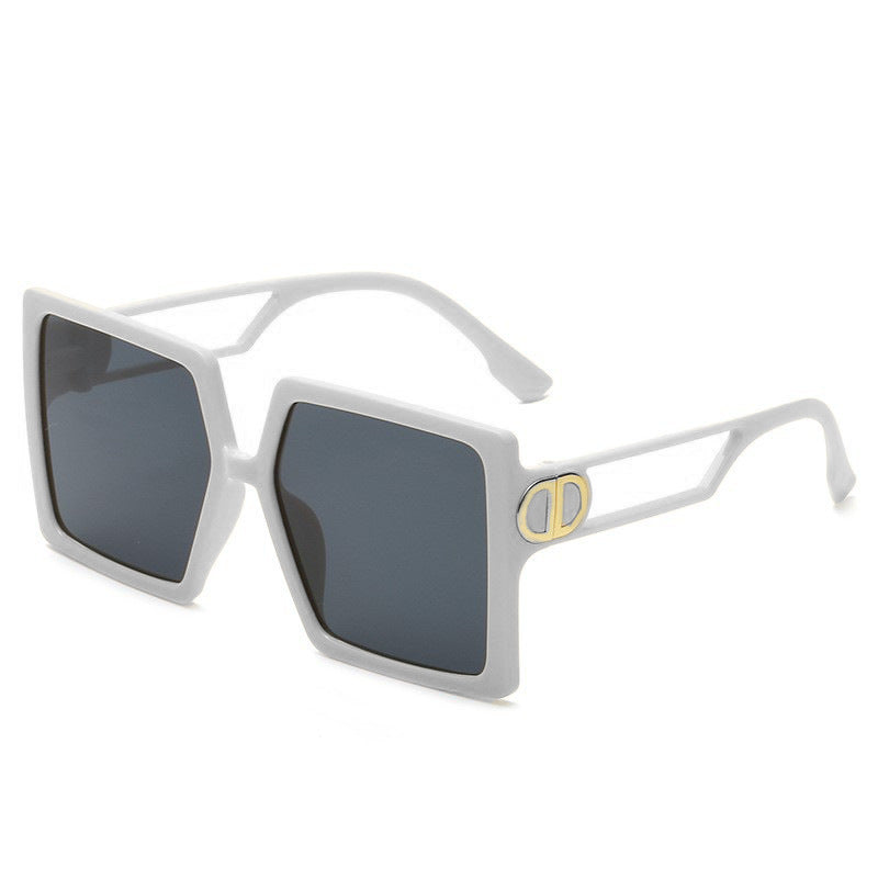 Women's Elegant Oversized Sunglasses with Geometric Frame and Polarized Lenses Bowlift