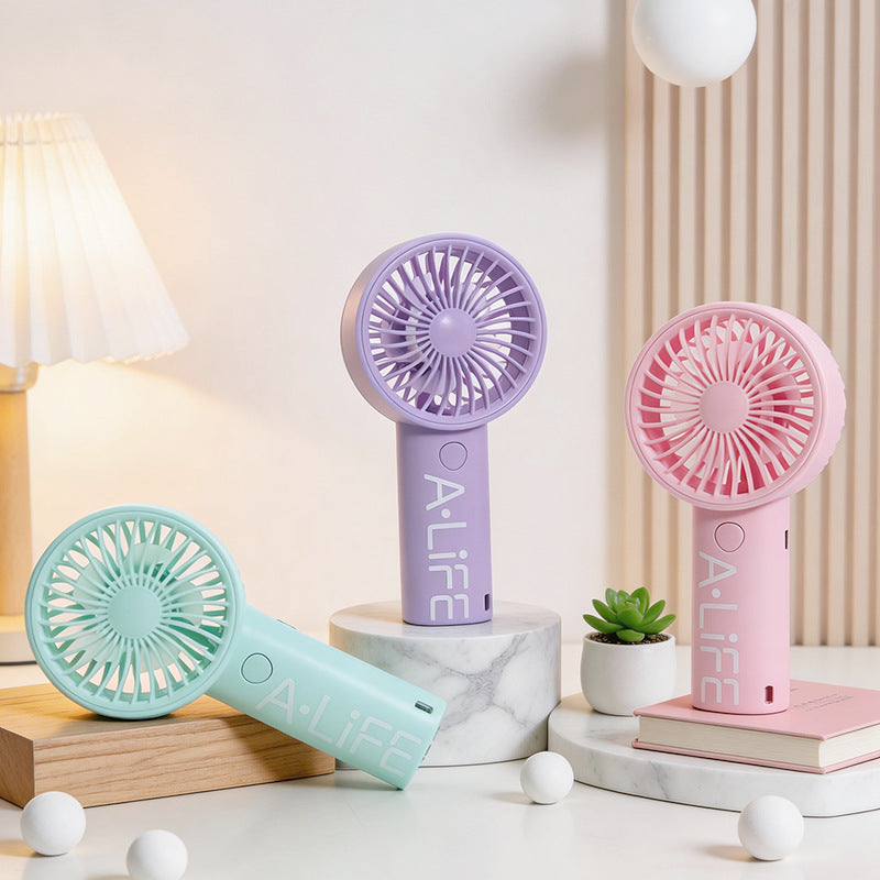Ladies Portable USB Hand Fan with Flexible Use Bowlift
