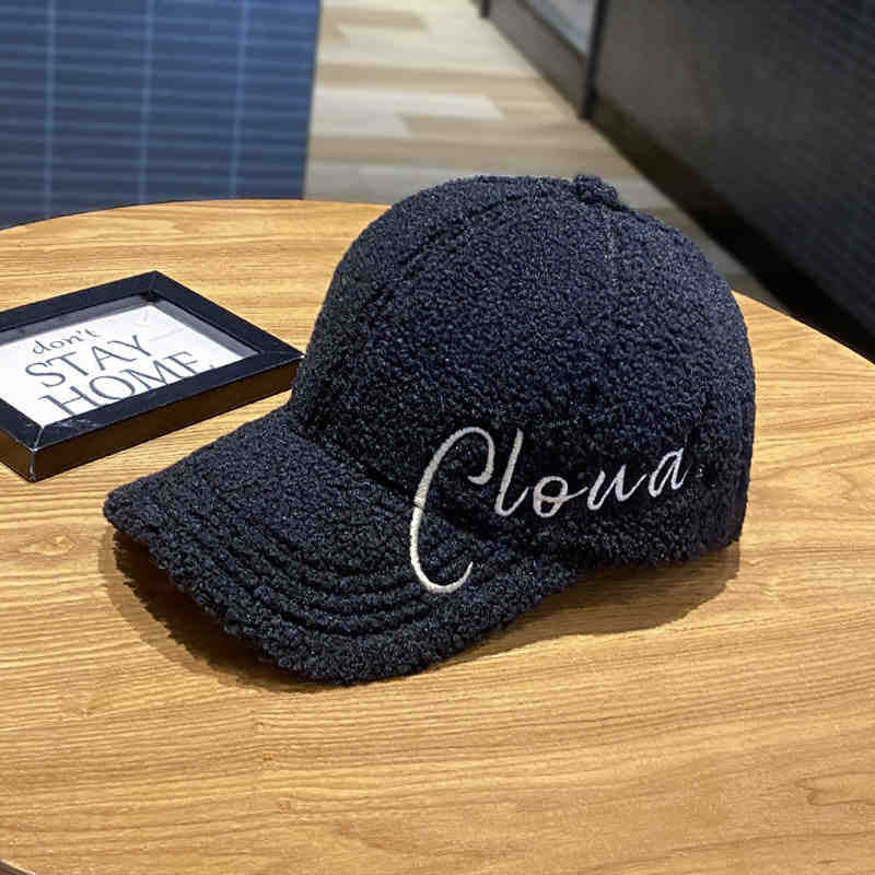 Women's Fluffy Textured Baseball Cap Bowlift