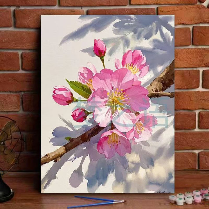 Floral Landscape Canvas Art Print Bowlift