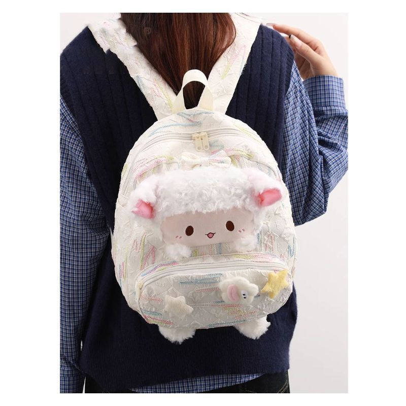 Cute Plush Animal Backpack Bowlift