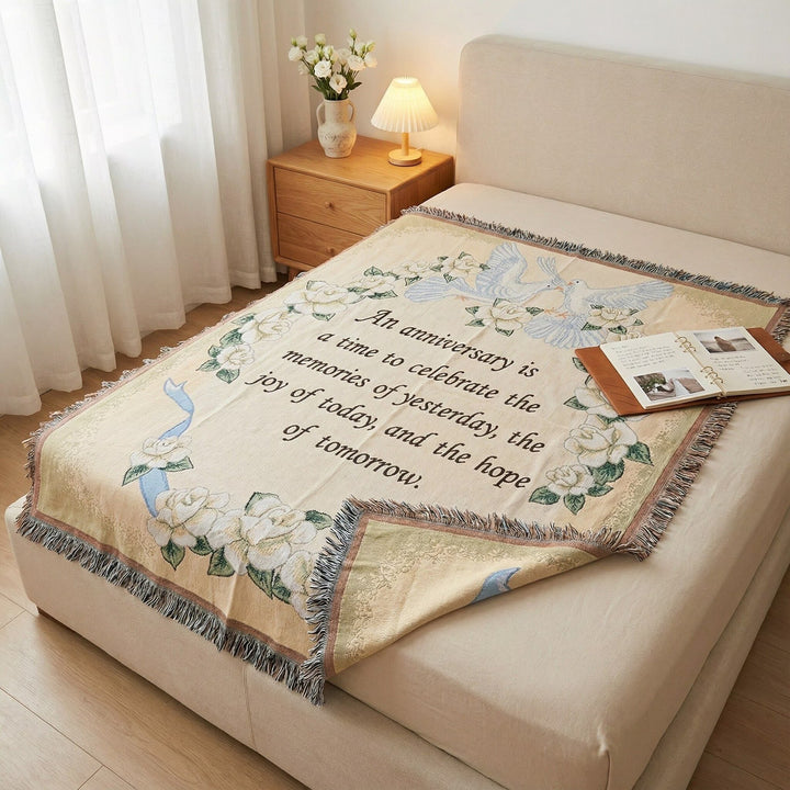 Decorative Jacquard Throw Blanket