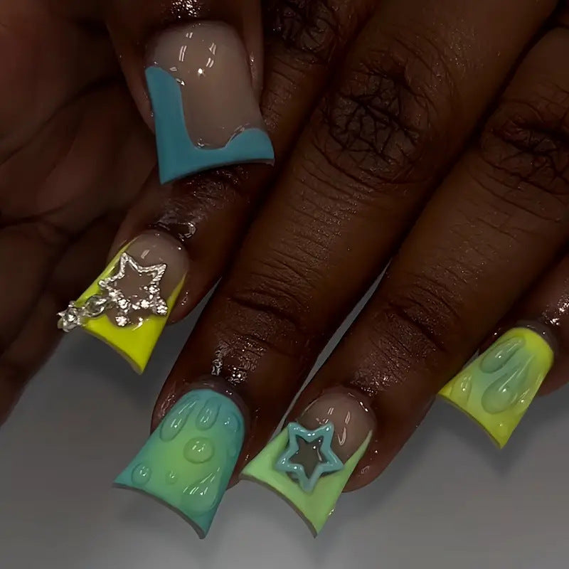 Artistic Gel Nail Art Extensions Bowlift