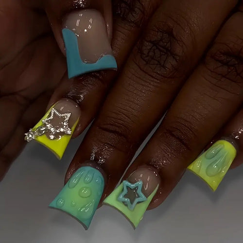 Artistic Gel Nail Art Extensions Bowlift